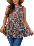 SHOWMALL Women's Plus Tank Tops Beach Sleeveless Tunics