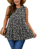 SHOWMALL Women's Plus Tank Tops Beach Sleeveless Tunics