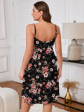 SHOWMALL Plus Sleepshirt Comfy Sleeveless Sleepwear Spaghetti Strap Nightgown