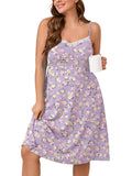 SHOWMALL Plus Sleepshirt Comfy Sleeveless Sleepwear Spaghetti Strap Nightgown