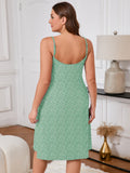 SHOWMALL Plus Sleepshirt Comfy Sleeveless Sleepwear Spaghetti Strap Nightgown