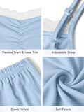 SHOWMALL Women Plus Pajama Sets Lingerie Sleepwear 2 Pieces Cami Shorts Set V Neck Pj Lace Sleepwear