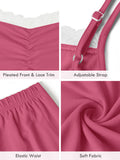 SHOWMALL Women Plus Pajama Sets Lingerie Sleepwear 2 Pieces Cami Shorts Set V Neck Pj Lace Sleepwear