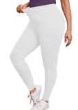 SHOWMALL Women Plus Leggings High Waisted Activewear Pants