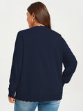 SHOWMALL Plus Size Cardigan Sweaters for Women Lightweight Fall Outfits Long Sleeve Button Down Knit Shrugs