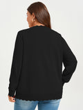 SHOWMALL Plus Size Cardigan Sweaters for Women Lightweight Fall Outfits Long Sleeve Button Down Knit Shrugs