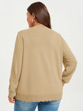 SHOWMALL Plus Size Cardigan Sweaters for Women Lightweight Fall Outfits Long Sleeve Button Down Knit Shrugs