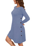 Chiclily Women's Tunic Sweater Dress Loose Fitting Winter Dress for Women