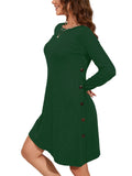 Chiclily Women's Tunic Sweater Dress Loose Fitting Winter Dress for Women