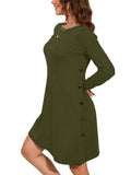 Chiclily Women's Tunic Sweater Dress Loose Fitting Winter Dress for Women