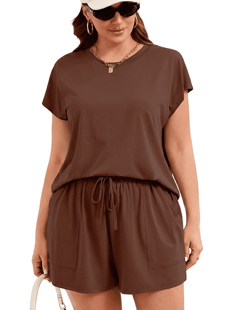 SHOWMALL Women's Plus outfit Sets