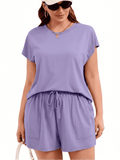 SHOWMALL Women's Plus outfit Sets
