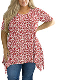 Summer Tunic Short Sleeve Swing Tee