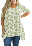 Summer Tunic Short Sleeve Swing Tee