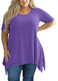 Summer Tunic Short Sleeve Swing Tee