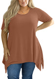 Summer Tunic Short Sleeve Swing Tee