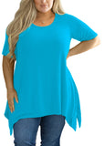 Summer Tunic Short Sleeve Swing Tee