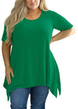 Summer Tunic Short Sleeve Swing Tee