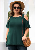 Neck Top Loose Blouse Shirts