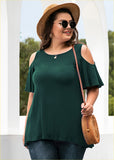 Neck Top Loose Blouse Shirts