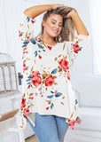 Ladies Crewneck Swing Tunic Top