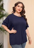 Plus Size Short Sleeve Tunic