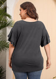 Plus Size Short Sleeve Tunic