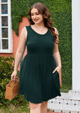 Casual Babydoll Sleeveless Dress