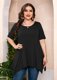 Summer Tunic Short Sleeve Swing Tee