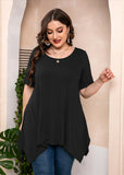 Summer Tunic Short Sleeve Swing Tee