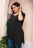 Summer Tunic Short Sleeve Swing Tee