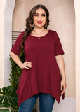 Summer Tunic Short Sleeve Swing Tee