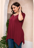 Summer Tunic Short Sleeve Swing Tee