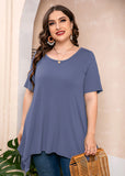 Summer Tunic Short Sleeve Swing Tee