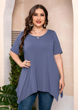 Summer Tunic Short Sleeve Swing Tee