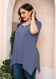 Summer Tunic Short Sleeve Swing Tee