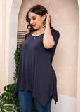 Summer Tunic Short Sleeve Swing Tee