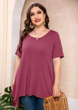 Summer Tunic Short Sleeve Swing Tee