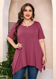 Summer Tunic Short Sleeve Swing Tee