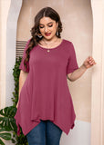 Summer Tunic Short Sleeve Swing Tee