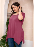 Summer Tunic Short Sleeve Swing Tee