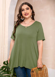 Summer Tunic Short Sleeve Swing Tee